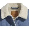 Женская джинсовая куртка Levis Sherpa верхняя одежда светло-голубая 36137-0018