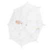 Кружевной зонтик-зонтик винтажный свадебный зонт для фото костюм вечеринка принадлежности S белый