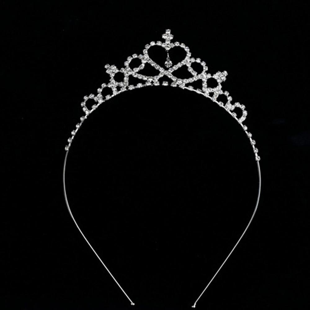 Baby Kids Girls Princess Bridal Tiara Headband Crystal Hair Hoop Crown