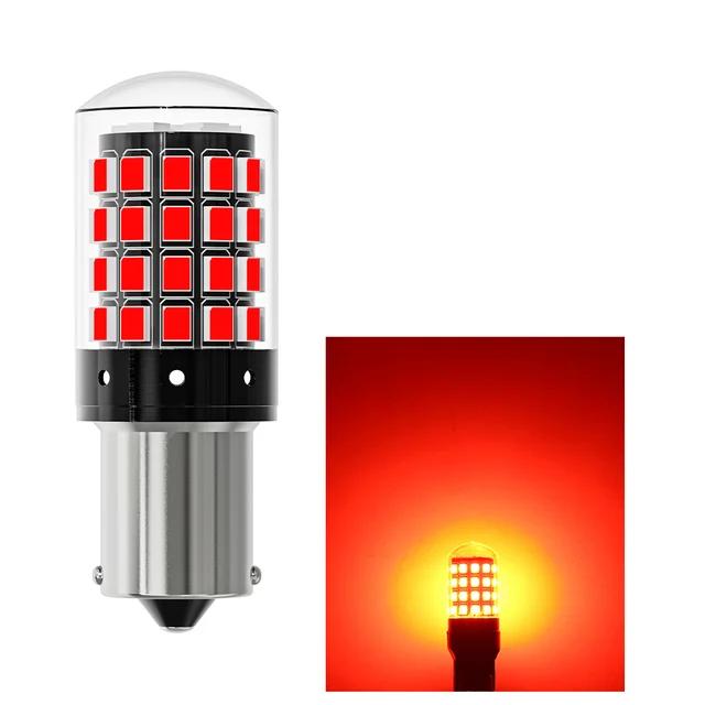 2 шт. 1156 BA15S P21W BAU15S PY21W 7440 W21W P21/5W 1157 BAY15D 7443 Белые светодиодные лампы 54smd CanBus Лампа Задний ход Указатель поворота