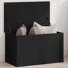 VidaXL Ящик для хранения черный 60x35x35 см инженерное дерево, ящик для одеял, сундук для хранения, ящик для хранения 840675