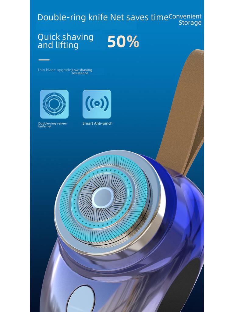 Портативная электробритва USB 2025 с цифровым дисплеем — компактная, моющаяся и идеальная для путешествий