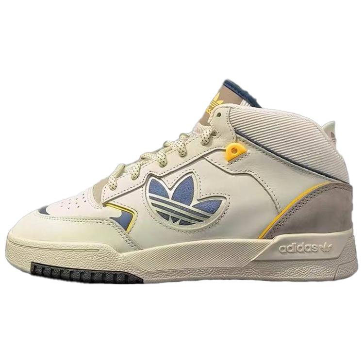 Мужские кроссовки Adidas Originals Drop Step XL Высокие Кеды для скейтборда Унисекс Белые