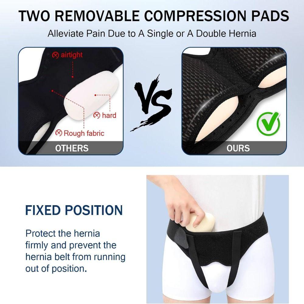 Удобная поддержка паховой грыжи, дышащий бандаж для грыжи, пупочная поддержка, бедренная часть