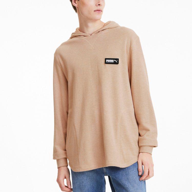 Puma Толстовки Мужские Розовые С Капюшоном Средней Посадки Обычные 582678-70