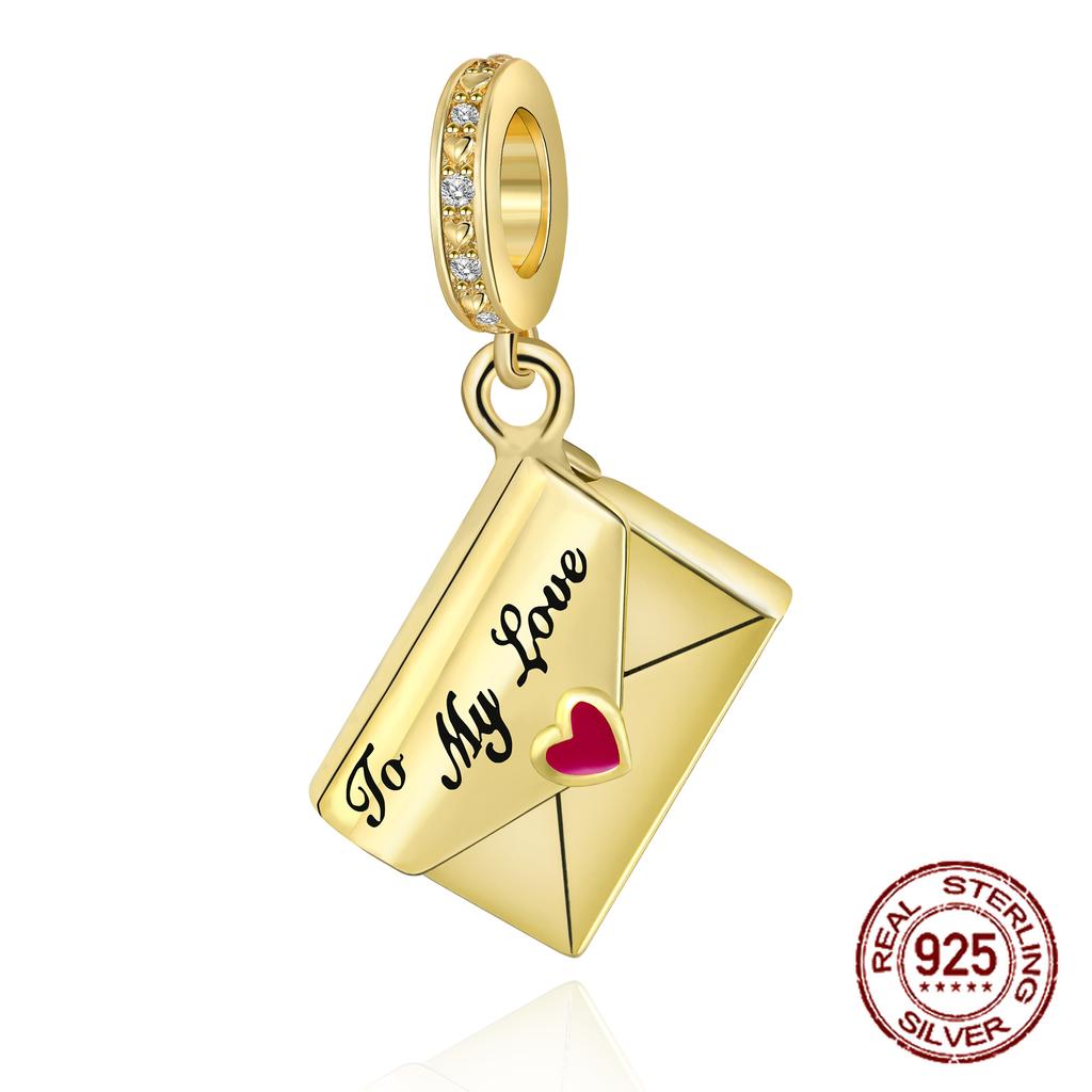 Copper Golden Series Compass Whistle Virgin Mary Dangle Charms Beads Pendant Fit Bracelet Necklace Diy Jewelry Gift