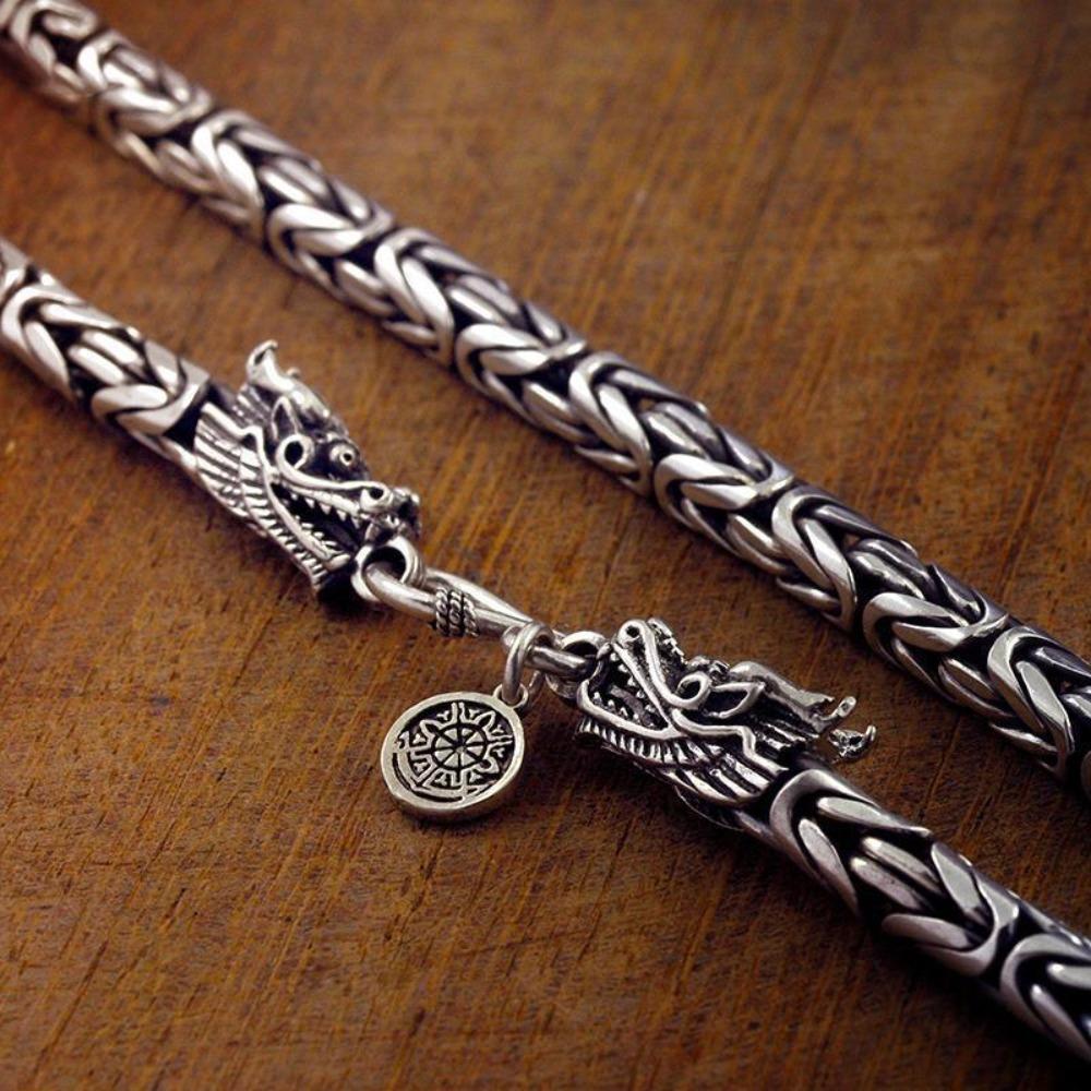 Ретро Киль Браслет Сплав Панк Кость Дракона Браслет Простота Готический Браслет Мужской