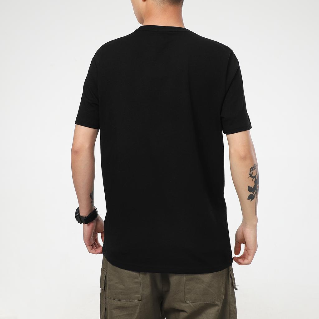 Puma Спортивная футболка с круглым вырезом с графическим принтом Мужские топы Черная 532612-01