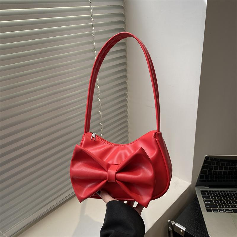 2025 новая сумка через плечо с бантом, женская летняя модная трендовая сумка через плечо, нишевый дизайн, женская сумка-мессенджер