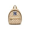 Серия 'Monogram' Винтажный Цветочный Принт Рюкзак Хлопковый NY Yankees Мини Женский Рюкзак Хаки Коричневый 3ABKS012N-50BGD