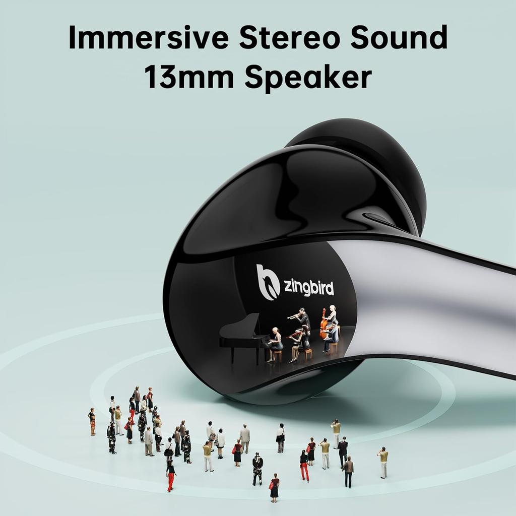 Наушники Bluetooth 5.3, беспроводные наушники, 60 часов воспроизведения, вкладыши со светодиодным зарядным чехлом, внутриканальные наушники, водонепроницаемые IPX7 для бега, тренировок, спорта