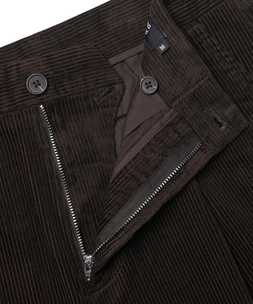 MUSINSA STANDARD Wide Corduroy Pants [Dark Brown]