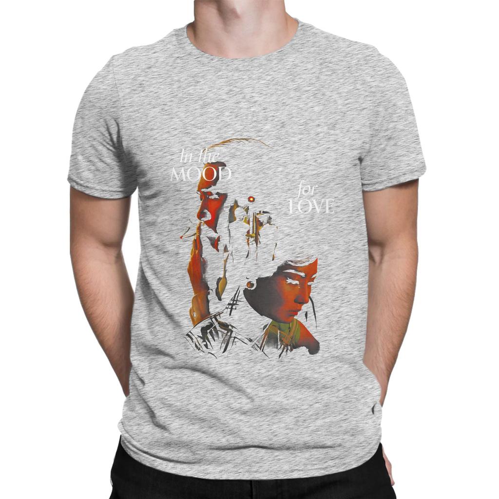 Oversized TShirt Summer Wong Kar Wai Movie Novelty T Shirts 100 Cotton Tee Shirt Y2K Basic Loose Short Sleeve Clothing
