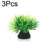 3 шт./уп. Аквариумный цветок Пластик Домашний декор Аксессуары Имитация травы Сделай сам Украшение для аквариума Искусственное растение