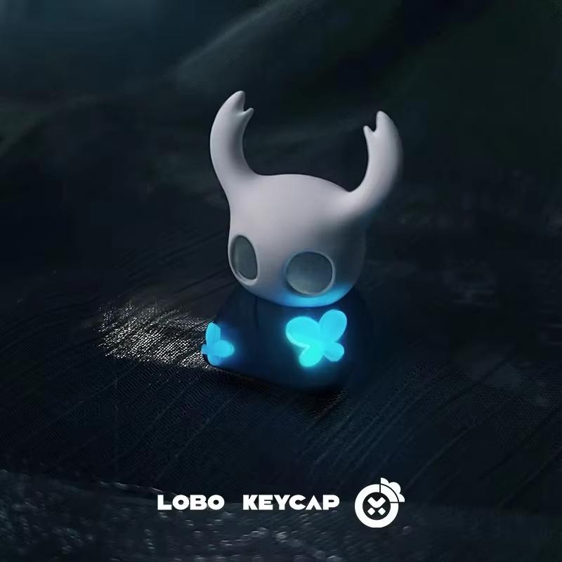 Hollow Knight Клавиатуры Аксессуары Колпачки для клавиш Светопропускающие Милые Персонализированные Куклы из Смолы Механическая Клавиатура Декор