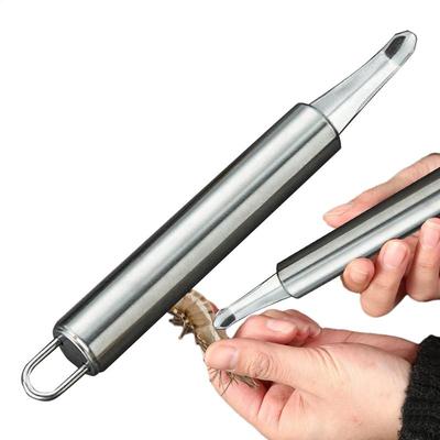 Инструменты для приготовления морепродуктов – Устройства для отделения мяса креветок от панциря