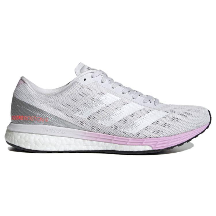 Adidas Adizero Boston 9 Dash Grey Clear Lilac Women Sneakers Cloud-White FW2213