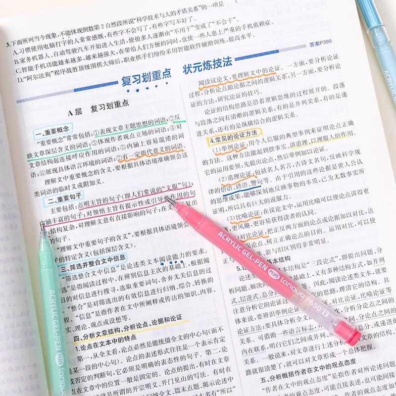 6 шт. Акриловые маркеры Гелевые чернила Винтажный маркер Лайнер 1,0 мм Тонкий наконечник DIY Крафт Живопись Рисование Канцелярские товары Подарок