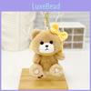 Lovely Plush Bunny And Bear Bag Charm Soft And Snuggly Keychain Gift For Birthday