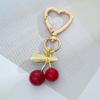 Модный восхитительный красный брелок в виде вишни, брелок с фруктами и вишней, кулон для женщин и мужчин, сумка для украшений, аксессуары, подарок