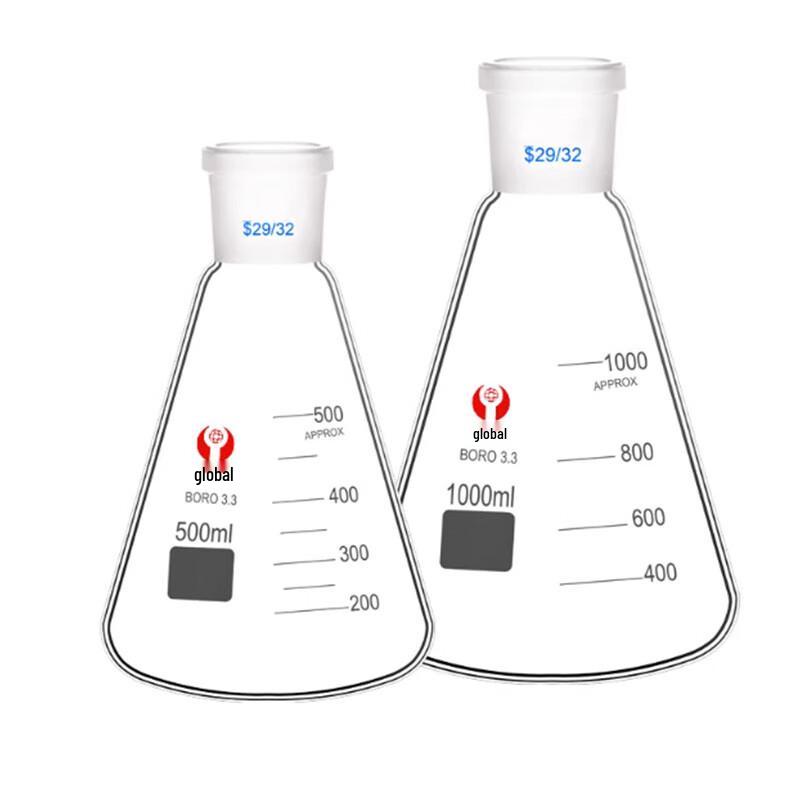 BMOI Ground Joint Erlenmeyer Flask