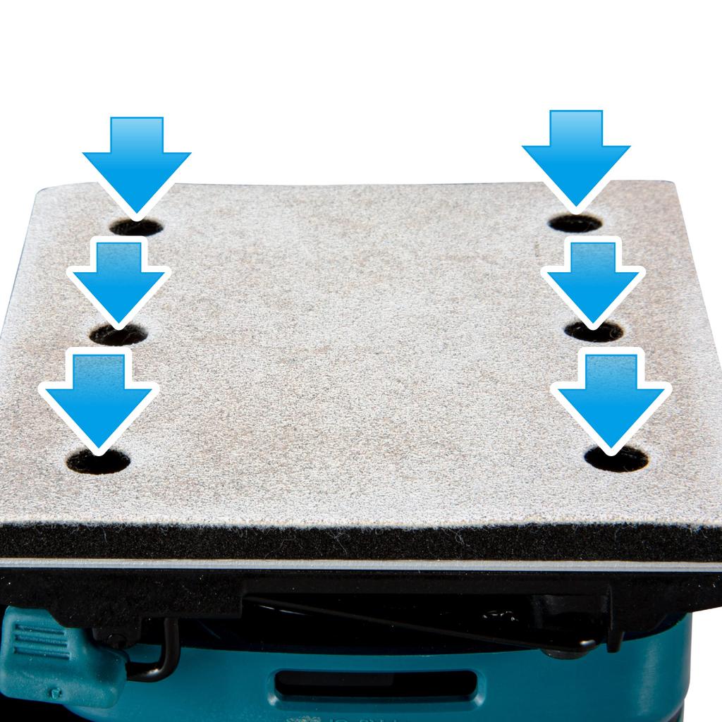 Makita BO483DZ Rechargeable Dustproof Mini 18V and Charger Sold Sander, (Battery Separately)