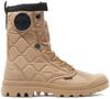 Palladium Baggy Re-Quilted Caramel Boots