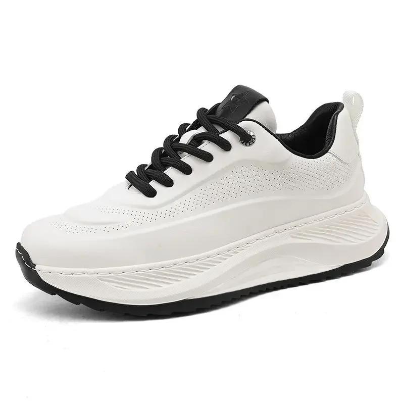 Модная весна-осень, специальное предложение, мужская обувь, новая, на толстой подошве, увеличивающая рост, спортивная обувь для активного отдыха, модная повседневная обувь на плоской подошве, кроссовки