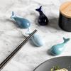 4 шт./компл., японский керамический держатель для палочек для еды, креативная форма кита, палочки для еды, уход за ложкой, подставка, подставка для кухонной посуды, украшение