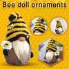 Bumble Bee Striped Gnome Scandinavian Tomte  Swedish Honey Bee Elfs Home