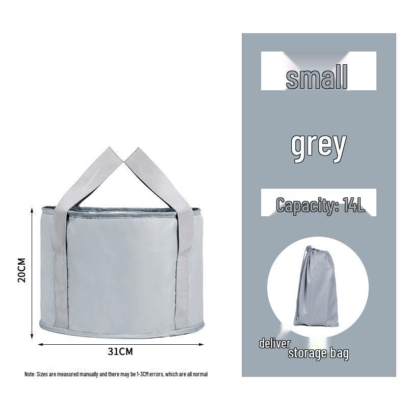 Portable Three-Dimensional Folding Foot Bath: Heat-Preserving, Tip-Resistant, Multifunctional Foot Soak Bucket for Travel and Home Use.