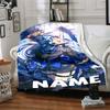 Customiz Name Personality Genshin Impact characters  Blanket Soft &Warm Sofa Office Bed Travel Lunch Break Blanket, Gift Suitable All Seasons