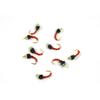 10pcs Midge Nymph Fly Green Red Fly Fishing Bait Lures Hegene / # 14 Gold Color Hook