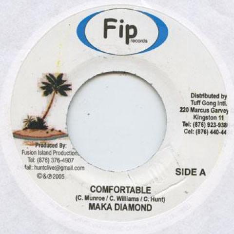 7inch Record MACKA DIAMOND XSYTEMENT Comfortable Get Krunk none Fip 2005 Jamaica Reggae Ska Dub Used