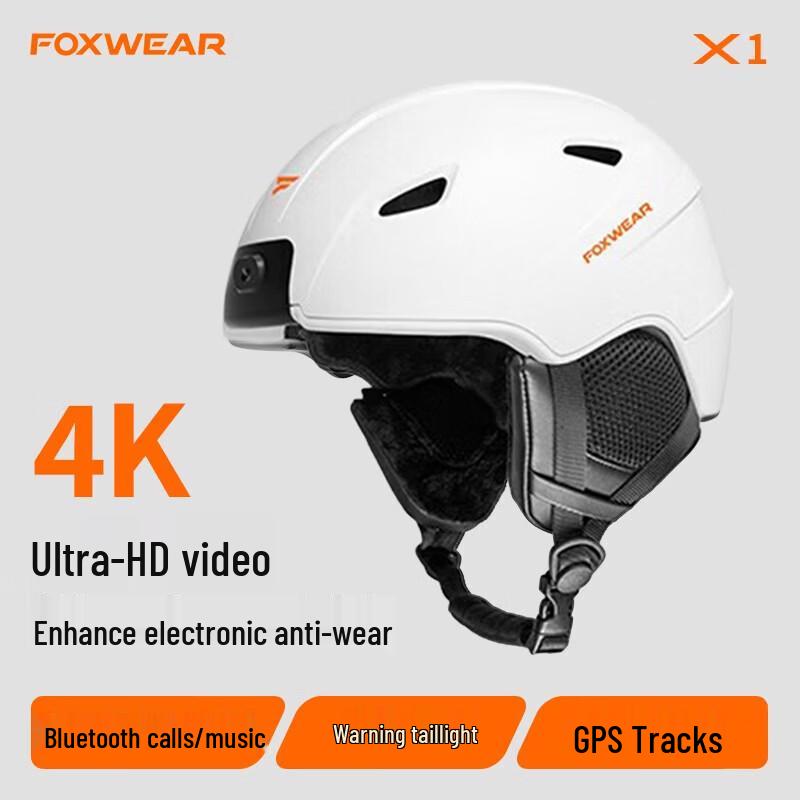 Умный горнолыжный шлем FOXWEAR со встроенной камерой и Bluetooth (Китайская версия)