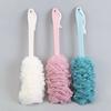 1PCS Long Handle Bath Brush Back Bath Shower Scrubber Body Soft Mesh Scrub Puff Clean Oneself Bath Back Brush