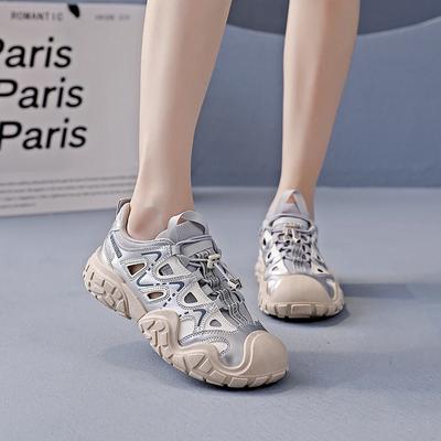 2024 Лидер продаж Весна и Осень Высококачественная женская обувь Модная круглая носовая цветная низкая женская спортивная обувь