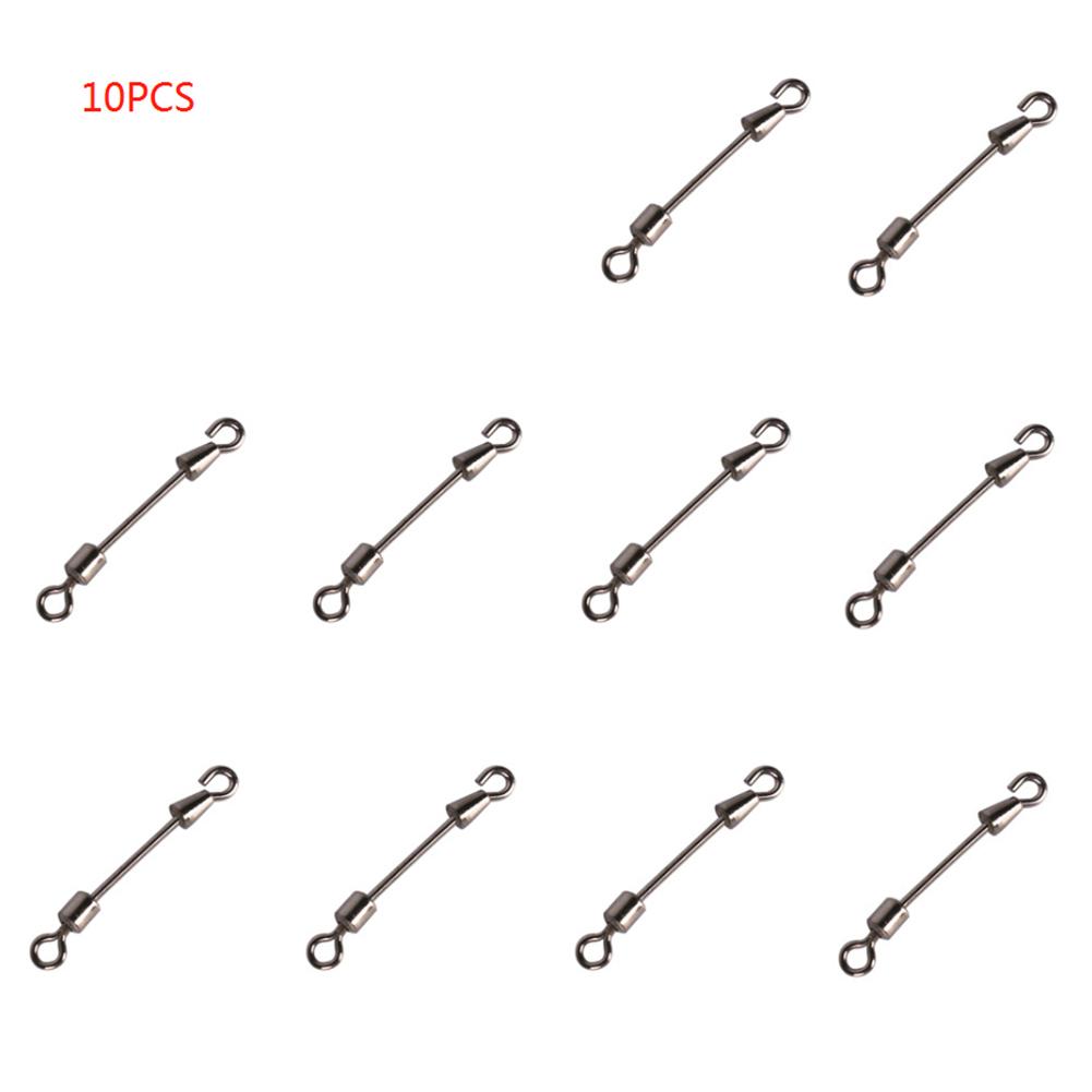 10pcs Stainless Steel Pin Connector Chain Eight-shaped Ring Pin Connector Fishing Accessories