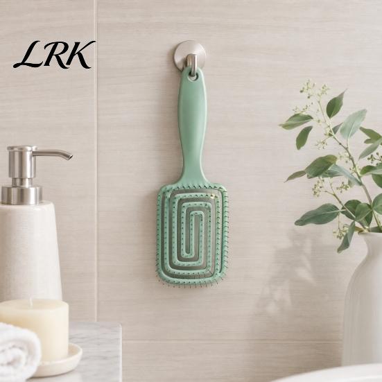 Lightweight Comb Curved Vented Detangling Brush for Women Men, Paddle Hair Styling Fluffy Faster Blow Drying, Detangler Wet Dry Curly Thick
