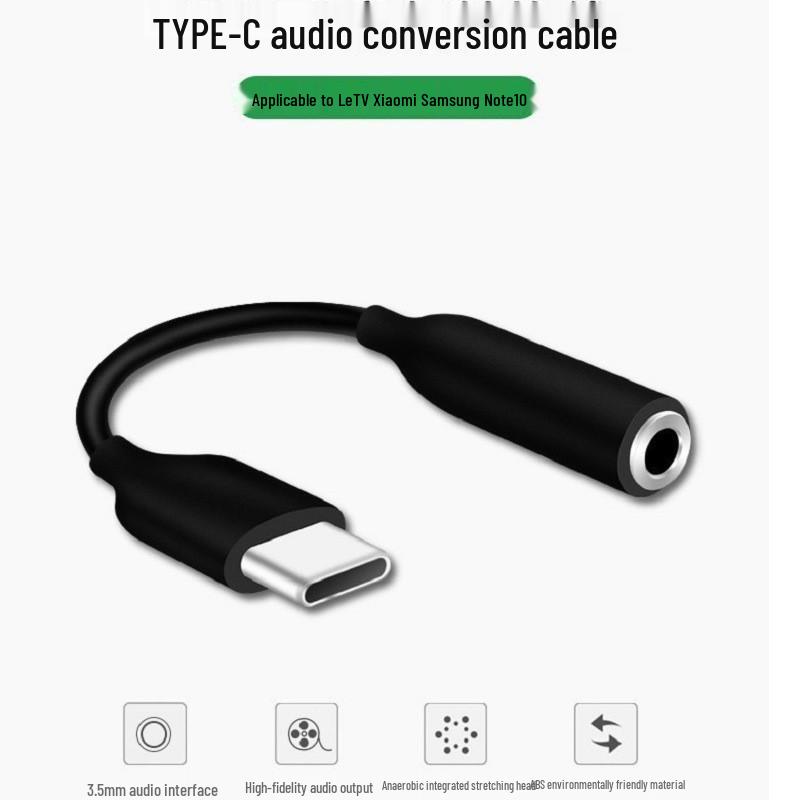 Цифровой аудиоадаптер Type-C на 3,5 мм для Android