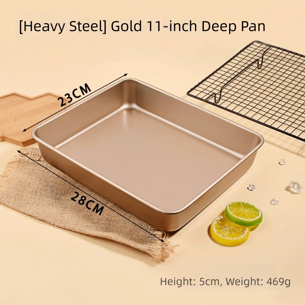 Non-Stick Square Baking Pan Multisize Bakeware Tools Easy Cleaning Cake Mold Tray Cake Baking