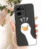 Soft Liquid Silicone Phone Case For Honor X6D Play 60A Black Cat Cartoon Dragon Animals Pattern Bumper For Enjoy 60A Back Cover