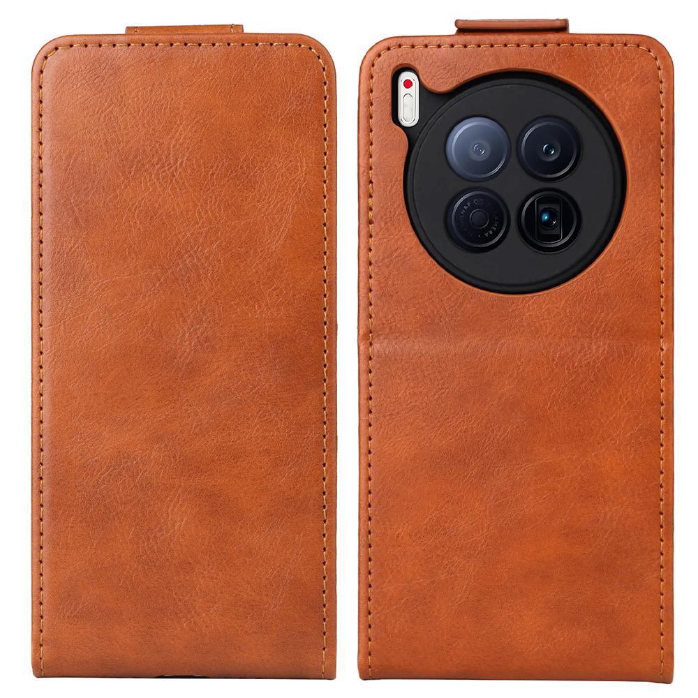 Для TECNO Camon 40 Premier 5G Чехол-подставка Магнитная застежка Вертикальный откидной кожаный чехол для телефона с держателем для карт