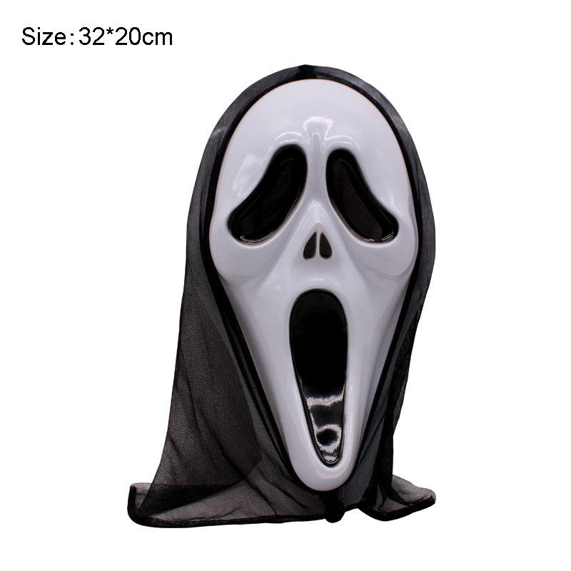 Хэллоуин ужас маска призрак лицо убийца косплей фильм крик реквизит аксессуары взрослый костюм уникальный