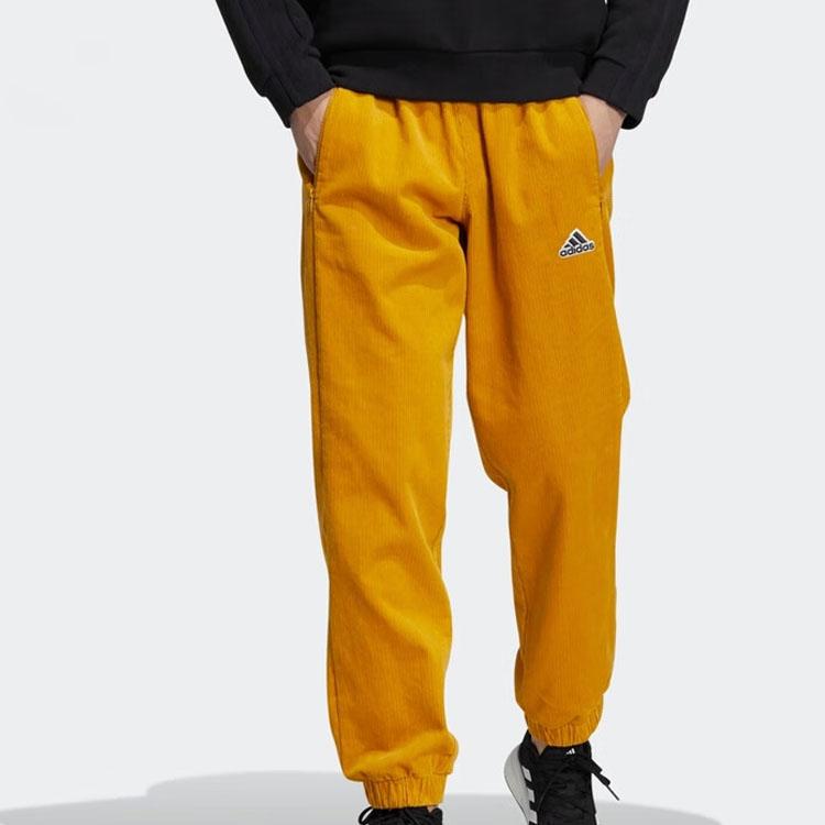 adidas Однотонные трикотажные спортивные брюки с вышитым логотипом, унисекс-брюки HG1827