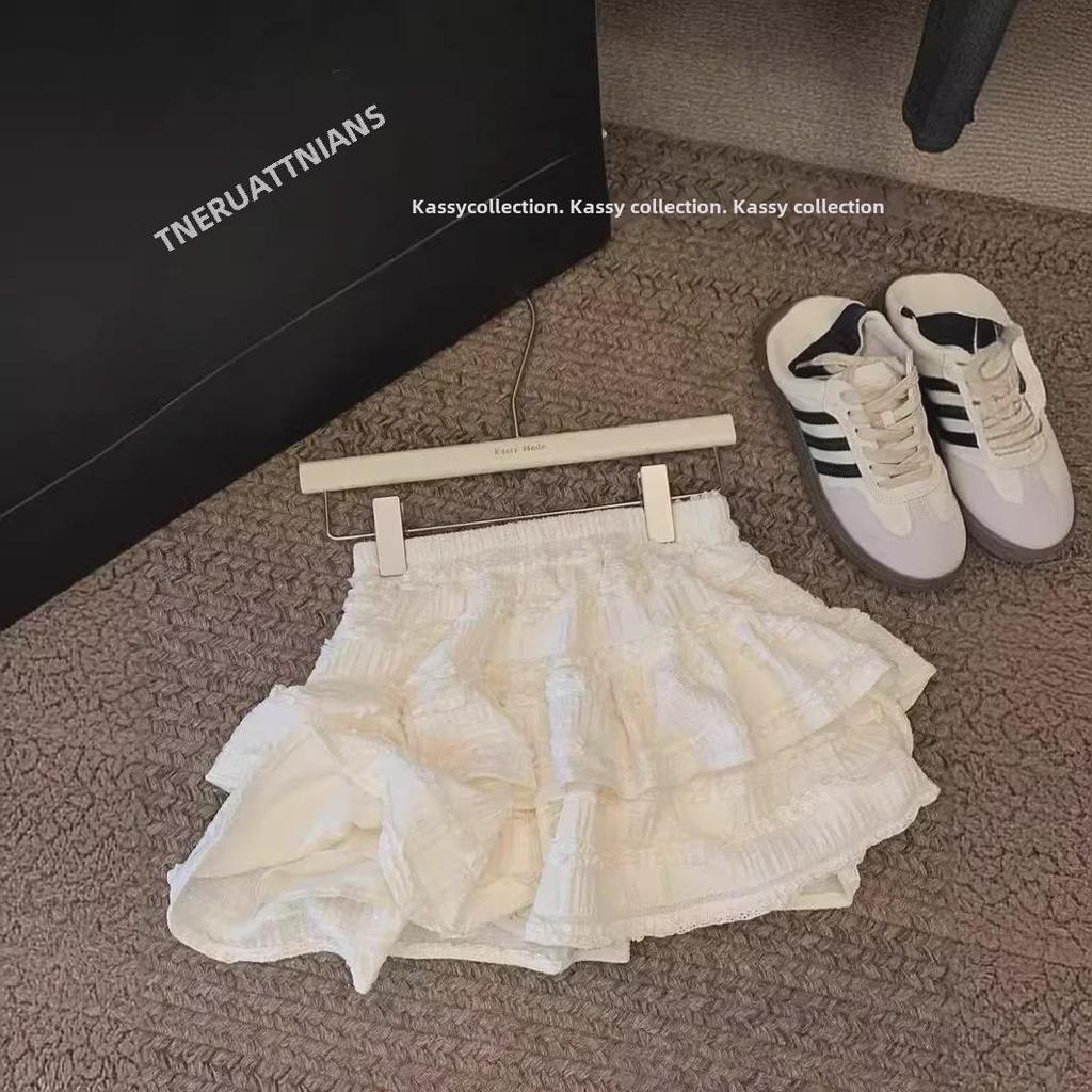 Весенняя милая балетная кружевная пышная юбка - Soft Girl Design