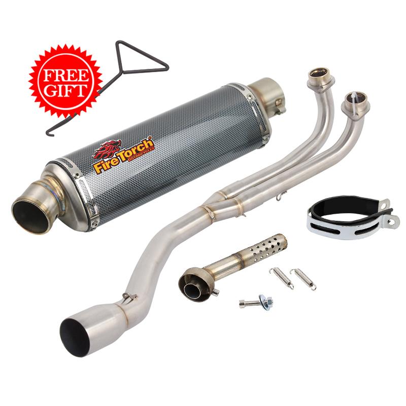 For Yamaha TMAX 500 T-MAX 500 T MAX500 2001 - 2007 Full Systems Motorcycle Exhaust Escape Front Link Pipe Muffler Moto DB Killer