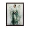 Plakat Mistyczna Piękność W Zielonym Blasku Plakat Mistyczna Piękność W Zielonym Blasku, 50X70 Cm, Bez Ramy, Płótno Premium Na Blejtramie
