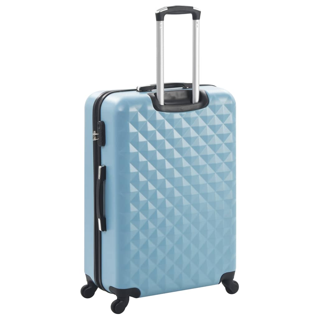 Hard shell Trolley Set 3 pcs Blue ABS