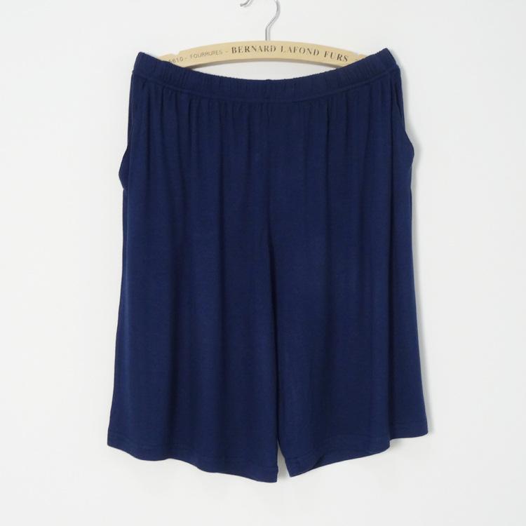 Новые летние мужские шорты большого размера из хлопка, повседневные домашние брюки из модала, тонкие свободные шорты большого размера, мужские пижамные штаны